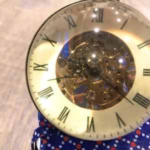 Small steampunk orb clock